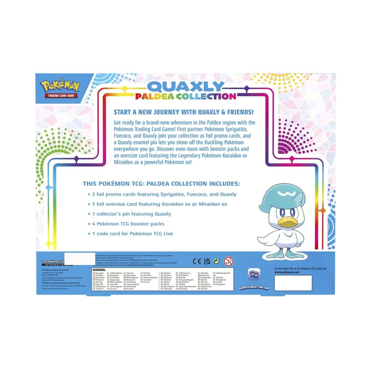 Quaxly Paldea Collection Box
