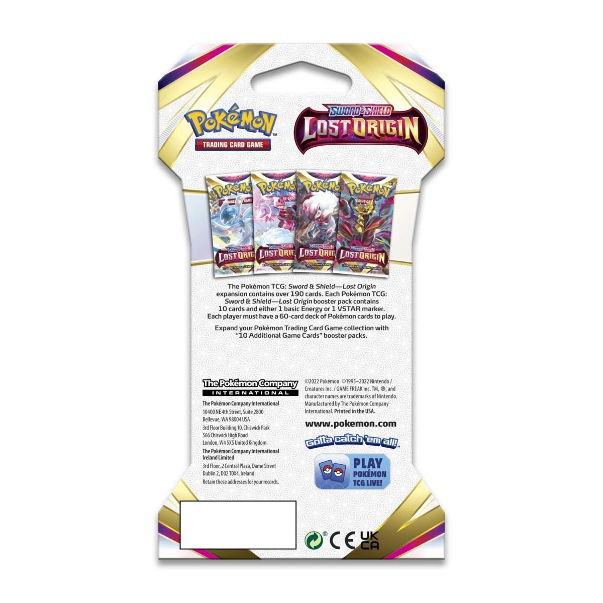 Lost Origin Sleeved (Single Pack)