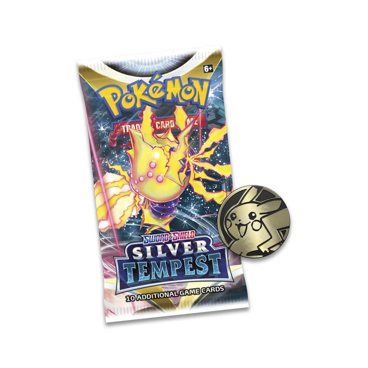 Silver Tempest 3 Booster Packs Manaphy Promo Card