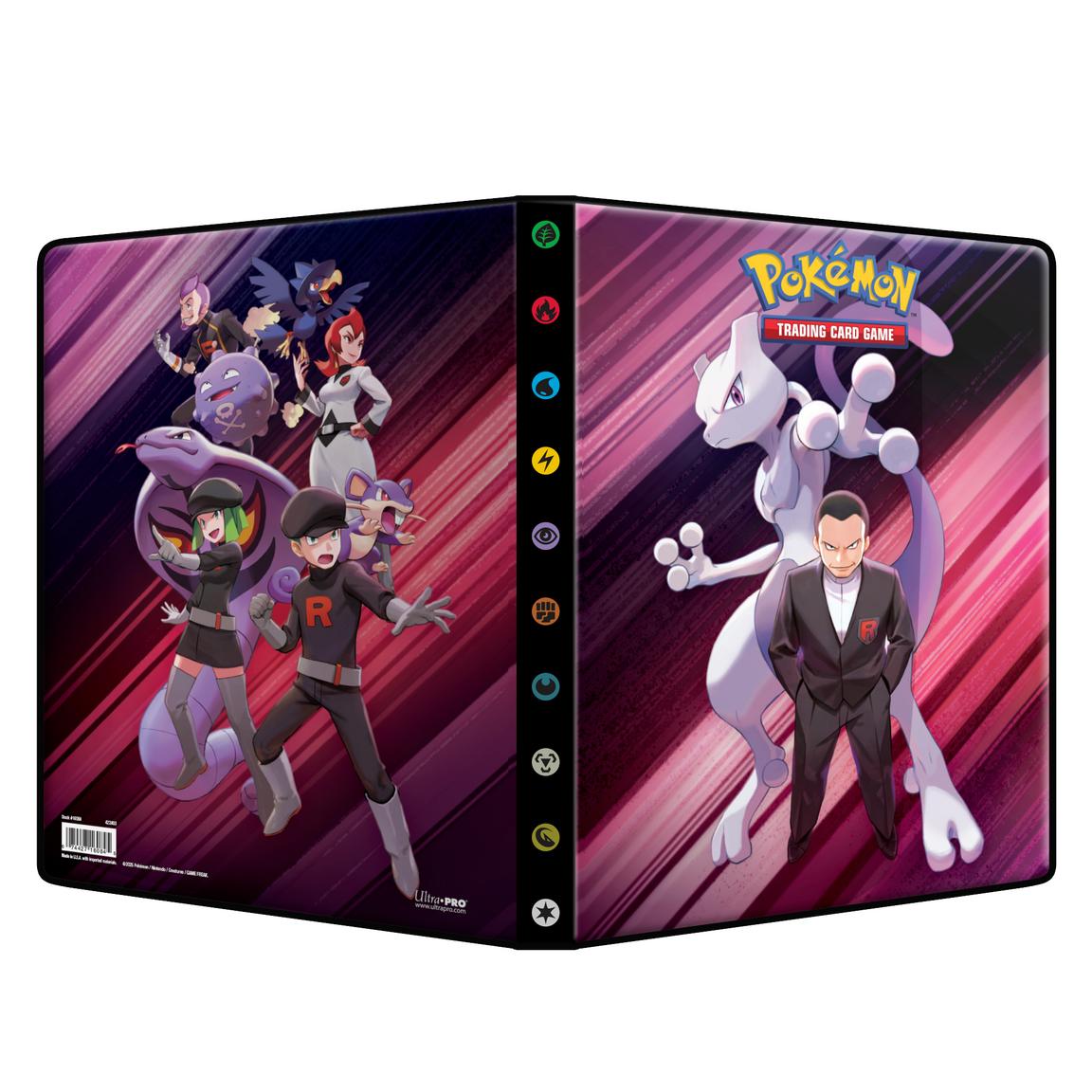Destined Rivals Mewtwo Giovanni Ultra Pro 9 Pocket Binder