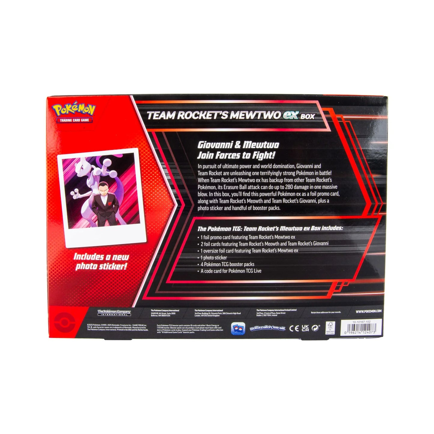 Team Rocket’s Mewtwo ex Box