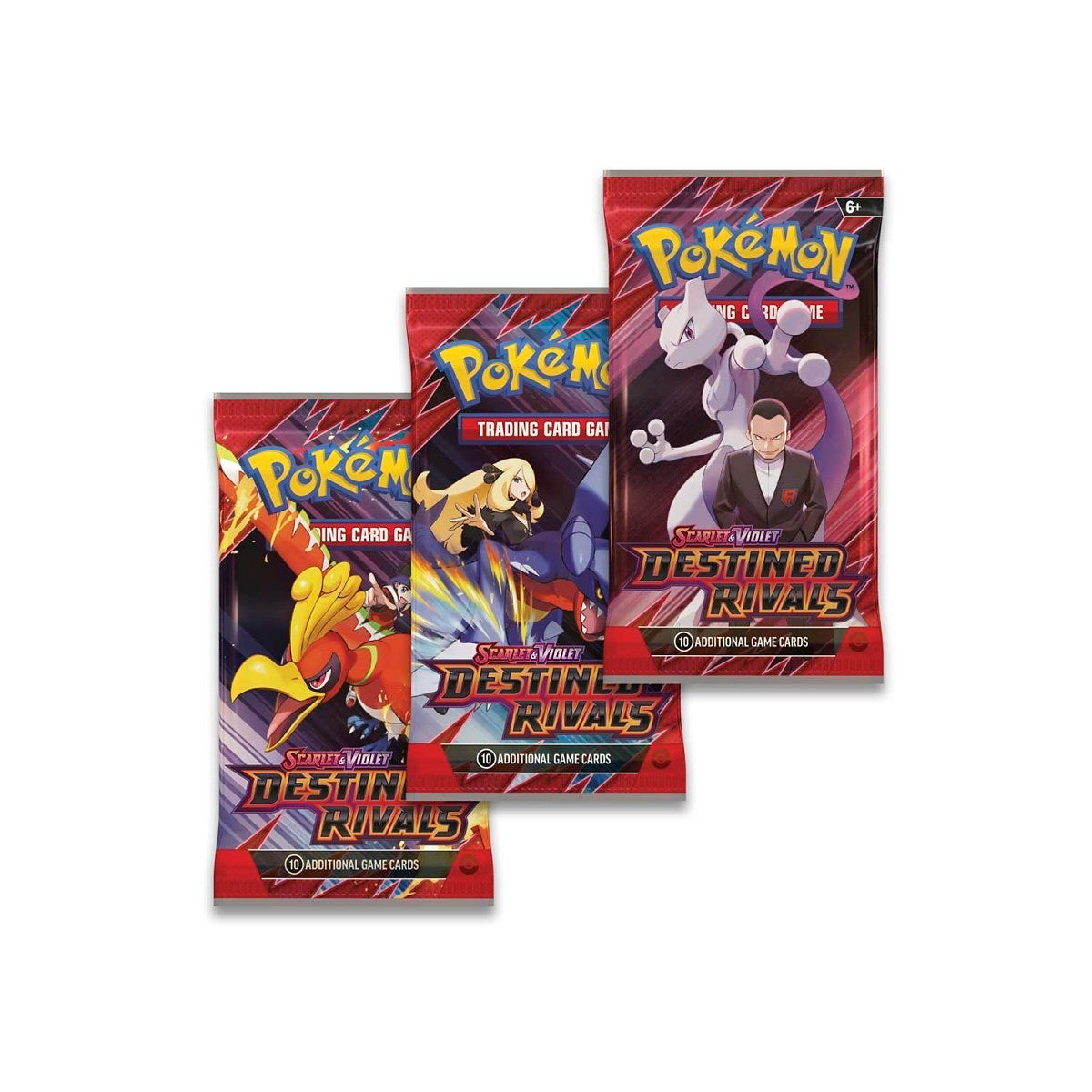 Destined Rivals 3 Booster Packs & Zebstrika Promo Card