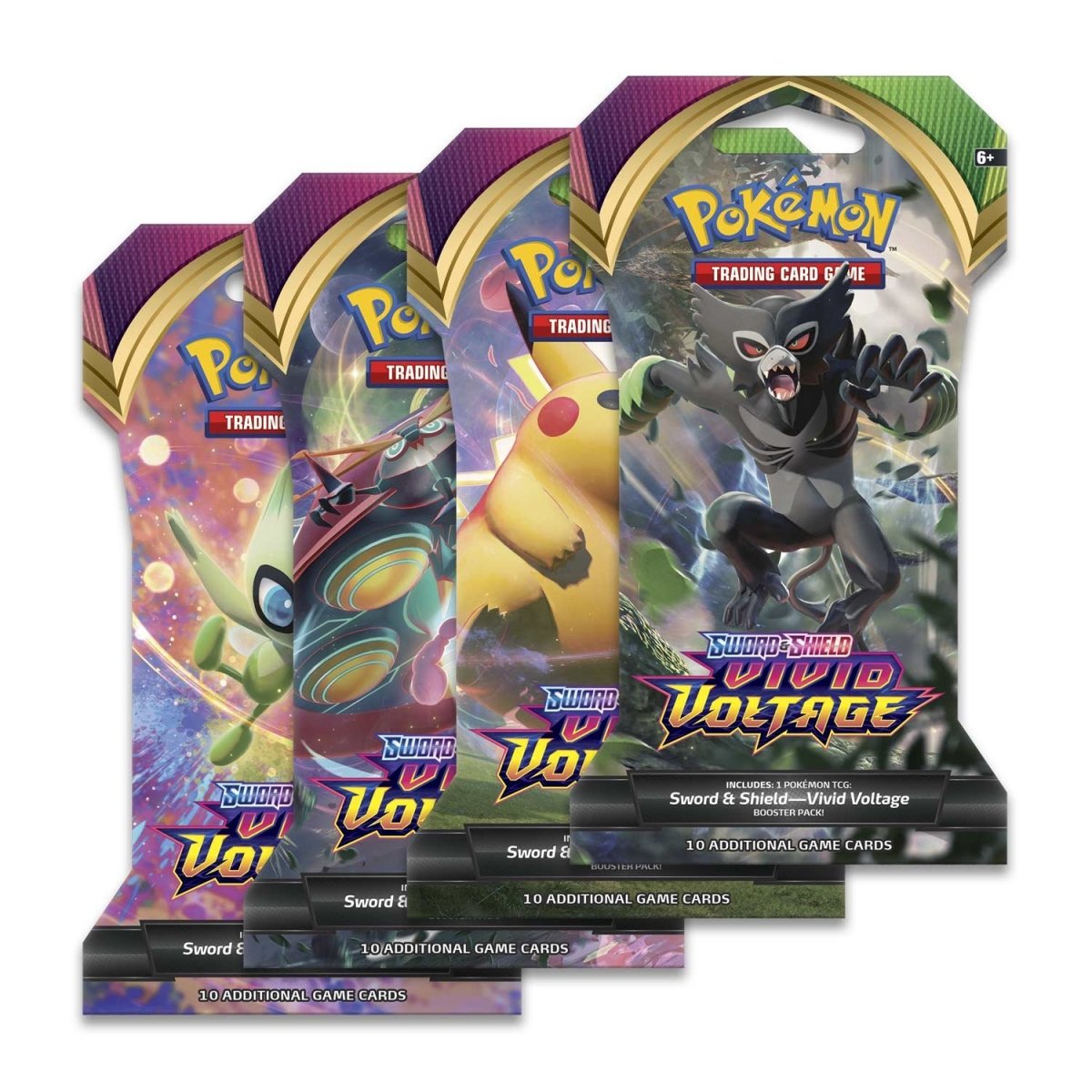 Vivid Voltage Sleeved Booster Pack (10 Cards)