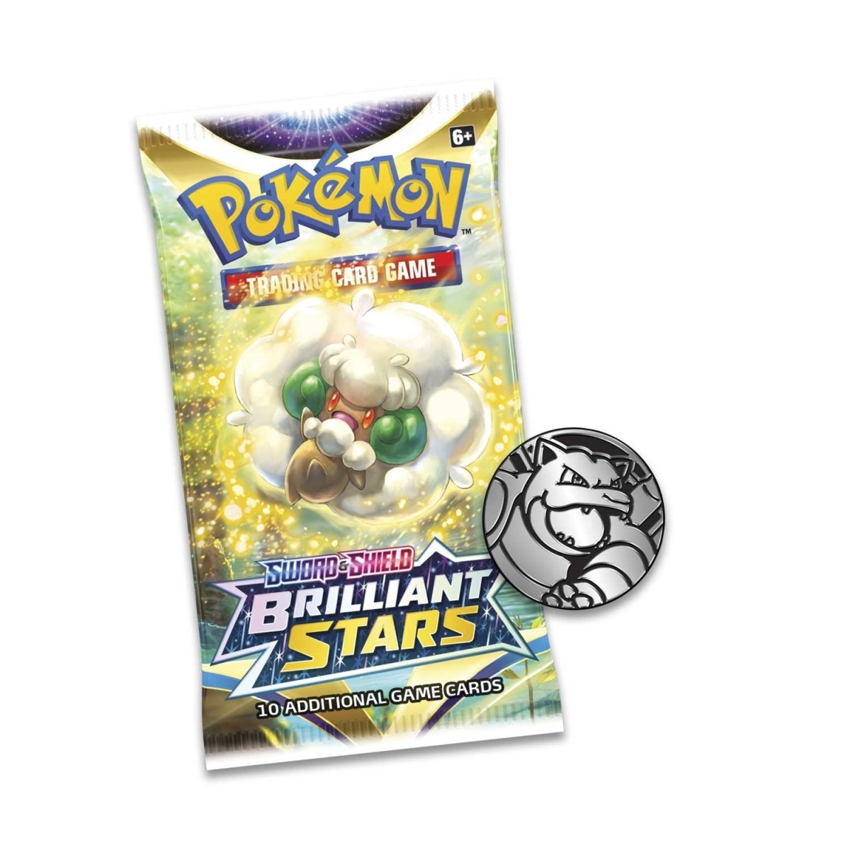 Brilliant Stars 3 Booster Packs Leafeon Promo Card