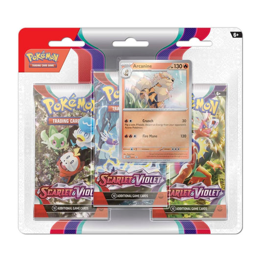 Scarlet & Violet 3 Booster Packs & Arcanine Promo Card