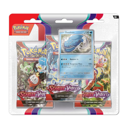 Scarlet & Violet 3 Booster Packs & Dondozo Promo Card