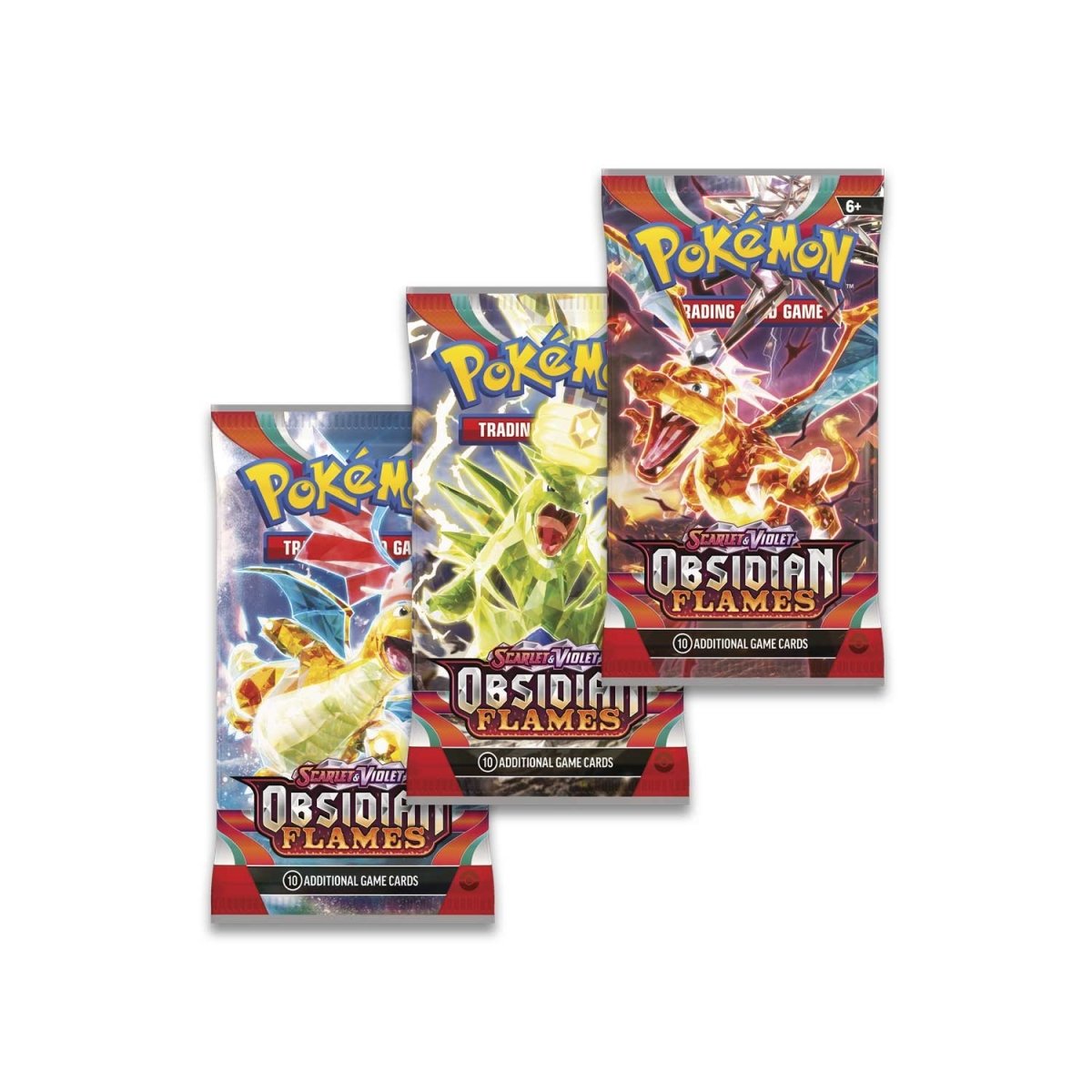 Obsidian Flames 3 Booster Packs & Eevee Promo Card