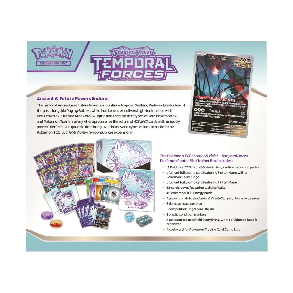 Temporal Forces (Pokémon Center) ETB (Walking Wake)
