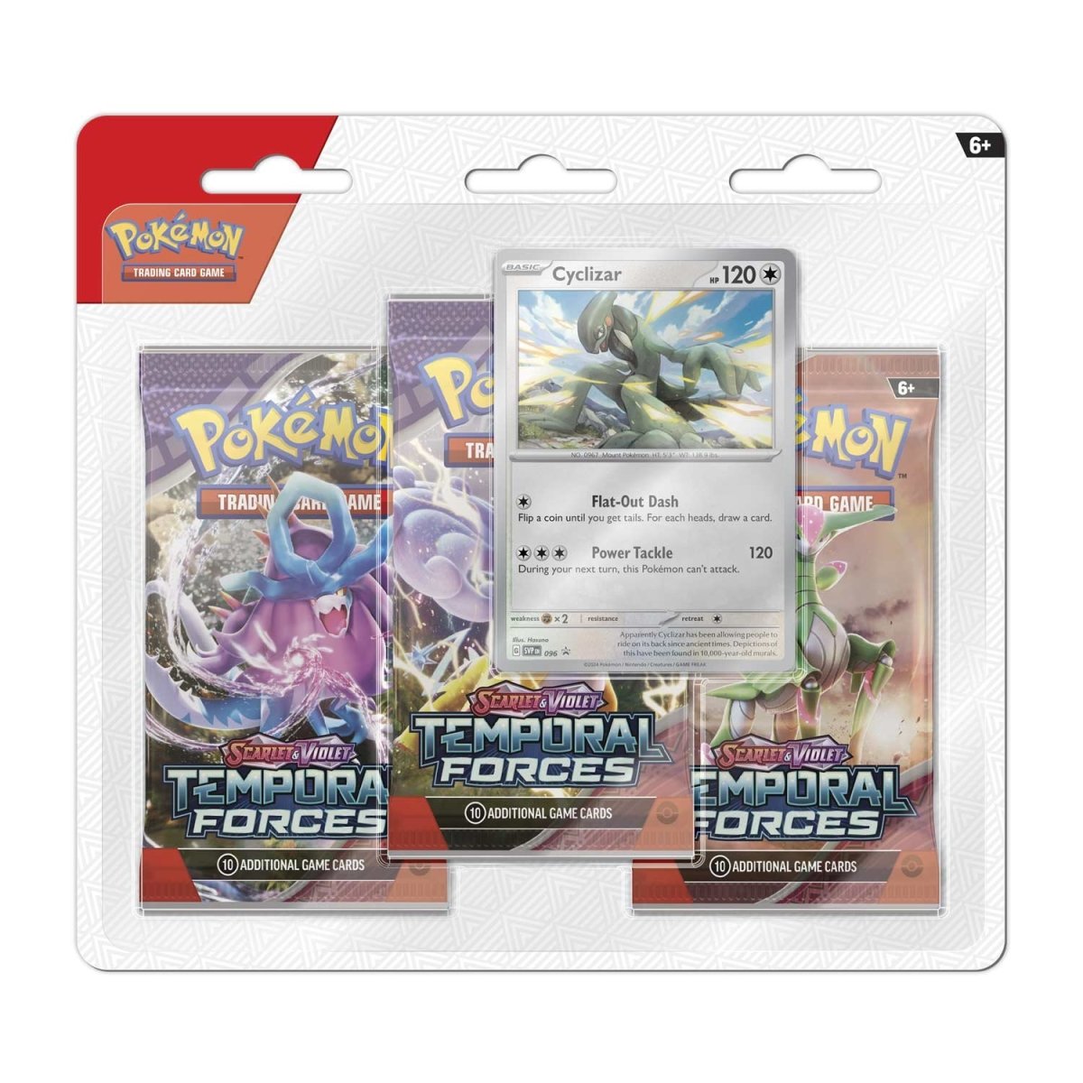 Temporal Forces 3 Booster Packs & Cyclizar Promo Card