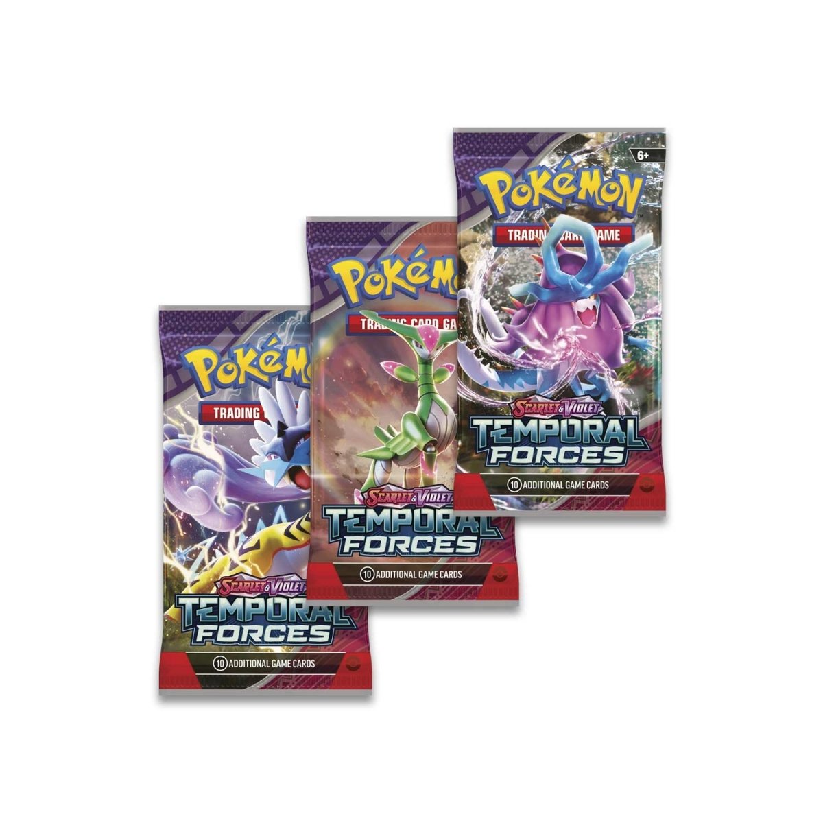 Temporal Forces 3 Booster Packs & Cleffa Promo Card