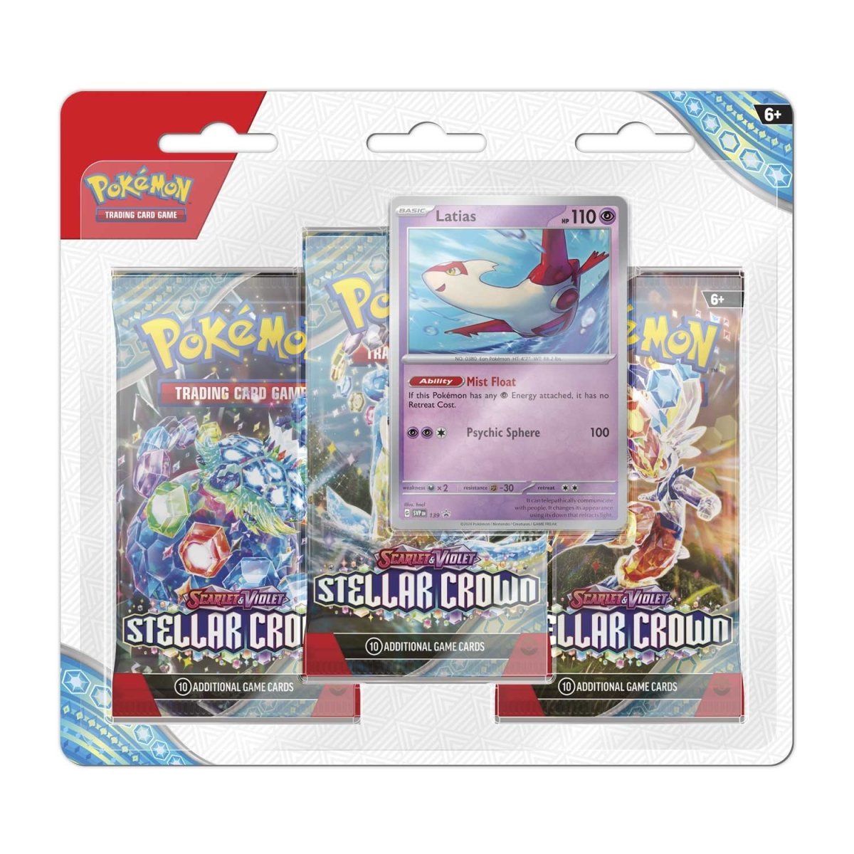 Stellar Crown 3 Booster Packs & Latias Promo Card